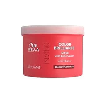 Wella Professionals Invigo Color Brilliance Mask coarse – professionelle Haarmaske für dickes, gefärbtes Haar – farbschützende Haarkur mit Vitamin E und Antioxidantien – 500 ml