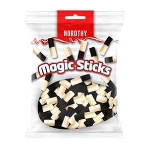 Nordthy Magic Sticks – Lakritz & Minze – 750 g – Dänische Lakritzstäbchen