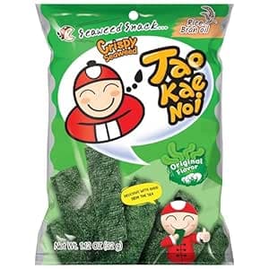 Tao Kae Noi Crispy Seaweed Snack Original, knuspriger Algensnack, 32 g