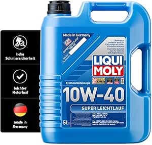 LIQUI MOLY Super Leichtlauf 10W-40 | 5 L | Synthesetechnologie Motoröl | Art.-Nr.: 1301, farblos