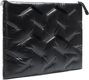 GAOCHY 13,3-14 Zoll Puffy Laptop-Hülle für MacBook Pro 14 M4/M3/M2/M1 Pro/Max 2025-2021, 14 Zoll ASUS Chromebook/Zenbook, HP Pavilion x360 14, 14 Zoll Dell Latitude, Dell XPS 14, Meteorit Schwarz