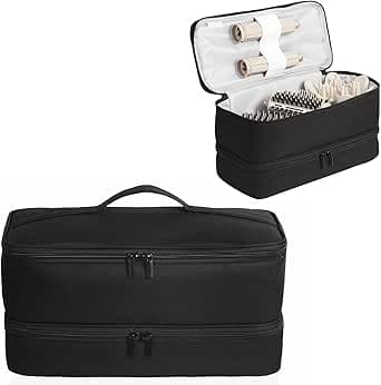 Doppellagige Tragetasche für Shark Flexstyle, Reisetasche für Shark 430/440 Flexstyle, tragbare Aufbewahrungstasche für Dyson Airwrap Styler und Aufsätze