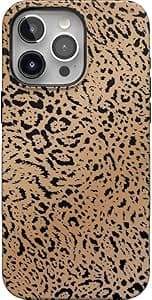 Casely iPhone 15 Pro Max Hülle | Born to Be Wild | Jaguar-Druck | Mutiges Schutzdesign | Kompatibel mit MagSafe