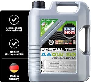 LIQUI MOLY Special Tec AA 0W-20 | 5 L | Synthesetechnologie Motoröl | Art.-Nr.: 9734, farblos