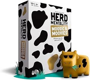 Herd Mentality Moovies & Moosic Gesellschaftsspiel, Spaß für die ganze Familie (in englischer Sprache)