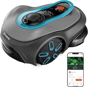 Gardena smart SILENO Free Set 750 m² Mähroboter, kabellos, für Rasenflächen bis 750 m², LONA Intelligence, ohne Begrenzungskabel, leiser Betrieb, intelligenter Mäher mit App Steuerung (19924-47)