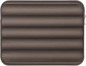 MoKo 13-14 Zoll Laptop Hülle Tasche, Tragbar Laptop Reisetasche aus Polyester Pongee Kompatibel mit Mac Neo (A18 Pro) Mac Air 13 Zoll M5 Mac Pro 14 M5 Pro/Max, Kaffee
