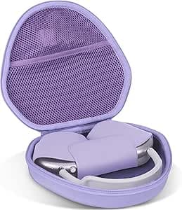 Hart Tasche Hülle Etui für Apple AirPods Max Noise Cancelling Kopfhörer (Lila)
