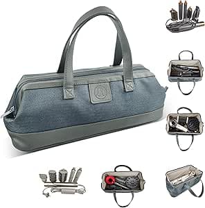 Reise-Haartrocknertasche für Dyson Supersonic, tragbare wasserdichte Aufbewahrungstasche für Dyson Airwrap, Haarwerkzeug-Tasche für Shark Flexstyle (Grau)