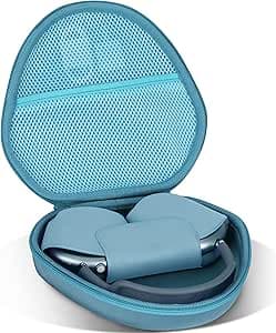 Hart Tasche Hülle Etui für Apple AirPods Max Noise Cancelling Kopfhörer (Himmelblau)