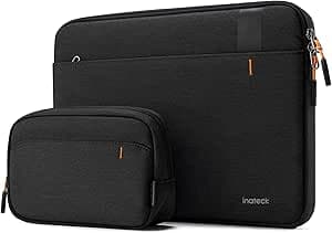 Inateck 360° Schutz Laptoptasche, Kompatibel mit 16 Zoll MacBook Pro/Max 2024-2019 M4/M3/M2/M1 Pro/Max A3403 A3186 A2991 A2780 A2485 A2141, 15 Zoll Surface Book