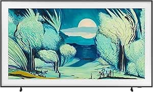 Samsung Ramen LS03F 4K QLED 43 tum UHD TV, modern design, NQ4 AI Gen2-processor, modekonst, konstnärlig bildkvalitet, kabel till en kontakt, Samsung Vision, AI
